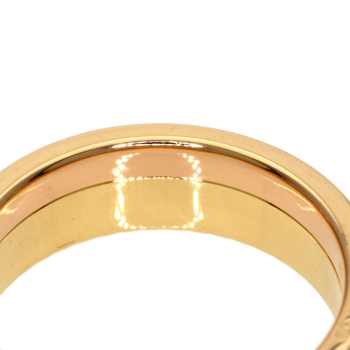 Boucheron Quatre Classic #57 Ring K18 Yellow Gold 18K Pink GoldLadies [Used]