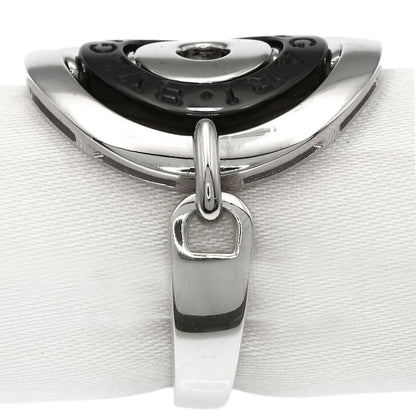 BVLGARI Astrale Cerki Ceramic Ring K18 White Gold Ladies [Used]