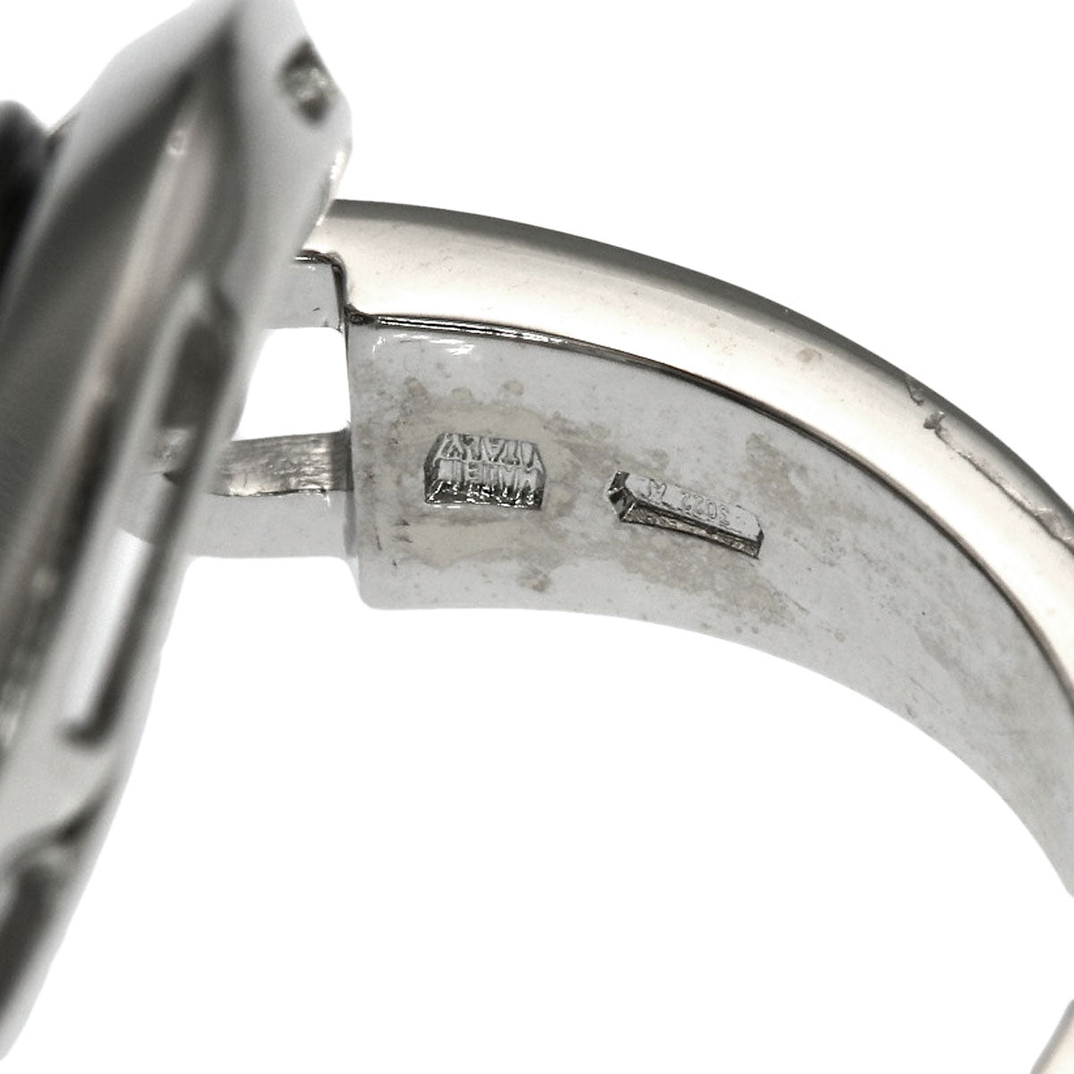 BVLGARI Astrale Cerki Ceramic Ring K18 White Gold Ladies [Used]