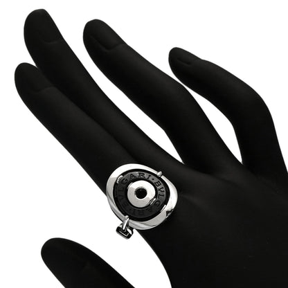 BVLGARI Astrale Cerki Ceramic Ring K18 White Gold Ladies [Used]