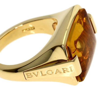 BVLGARI Allegra Citrin Ring K18 Yellow Gold Ladies [Used]