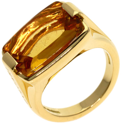 BVLGARI Allegra Citrin Ring K18 Yellow Gold Ladies [Used]