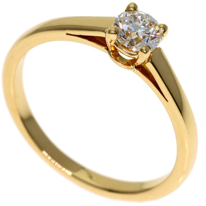 BVLGARI Solitaire Diamond Ring K18 Yellow Gold Ladies [Used]