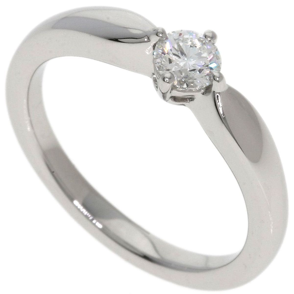 BVLGARI Dedi Carta A Venezia Diamond Ring Platinum PT950 Ladies [Used]