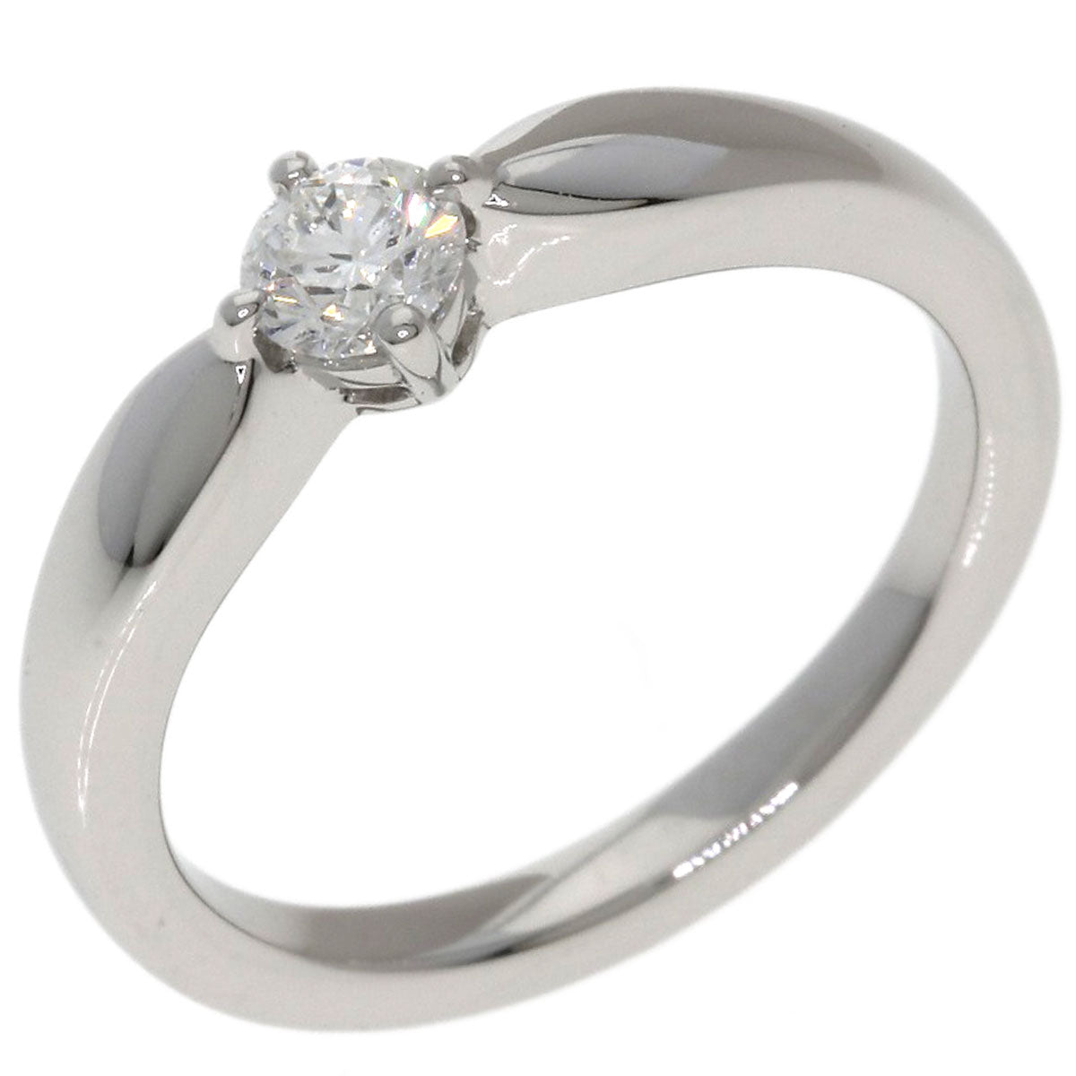 BVLGARI Dedi Carta A Venezia Diamond Ring Platinum PT950 Ladies [Used]