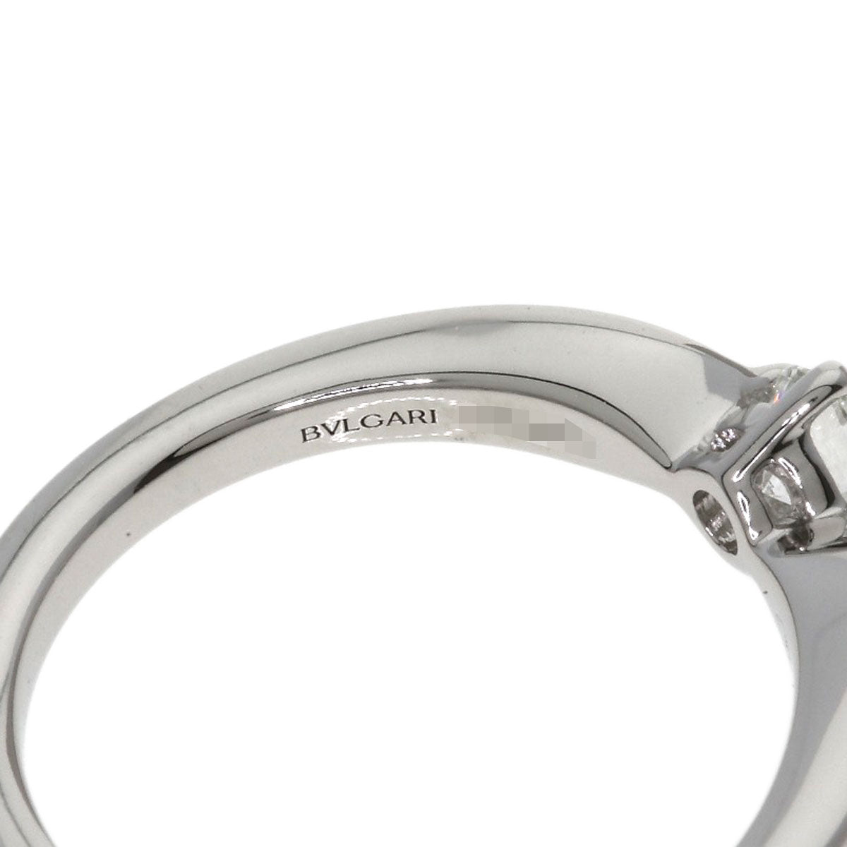 BVLGARI Dedi Carta A Venezia Diamond Ring Platinum PT950 Ladies [Used]