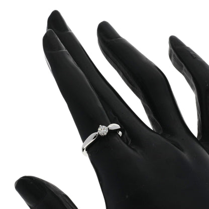 BVLGARI Dedi Carta A Venezia Diamond Ring Platinum PT950 Ladies [Used]