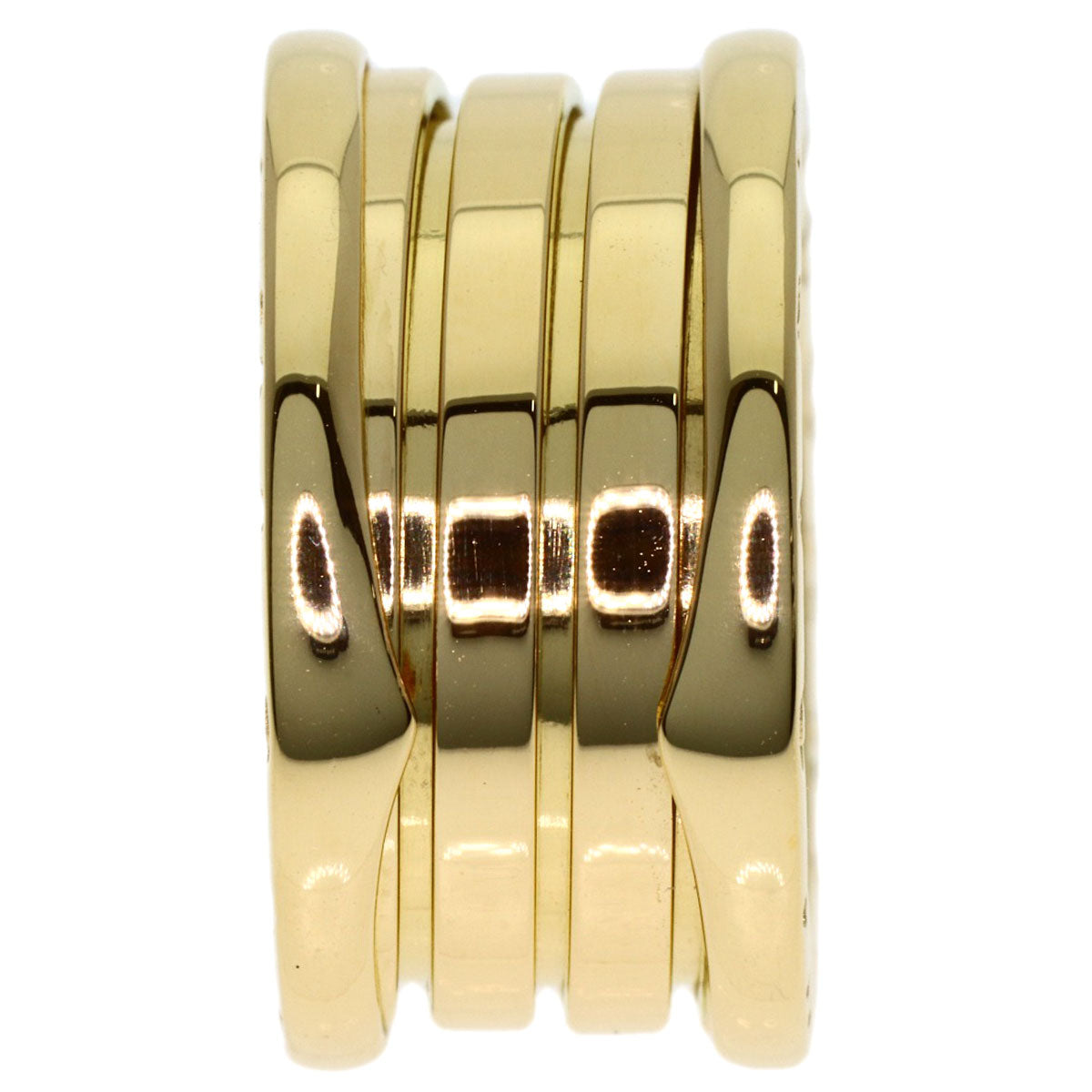 BVLGARI B.zero1 4-band #49 Ring K18 Yellow Gold Ladies [Used]