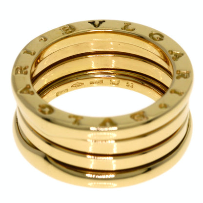 BVLGARI B.zero1 3 Band #53 Ring K18 Yellow Gold Ladies [Used]