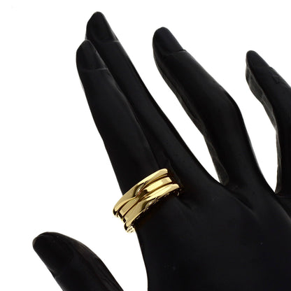 BVLGARI B.zero1 2 band #54 Ring K18 Yellow Gold Ladies [Used]