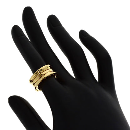 BVLGARI B.zero1 3 bands #50 Ring K18 Yellow Gold Ladies [Used]