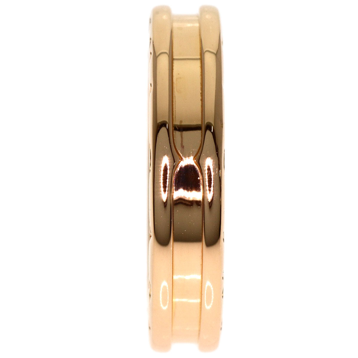 BVLGARI B.zero1 1 band #52 Ring K18 Pink Gold Ladies [Used]