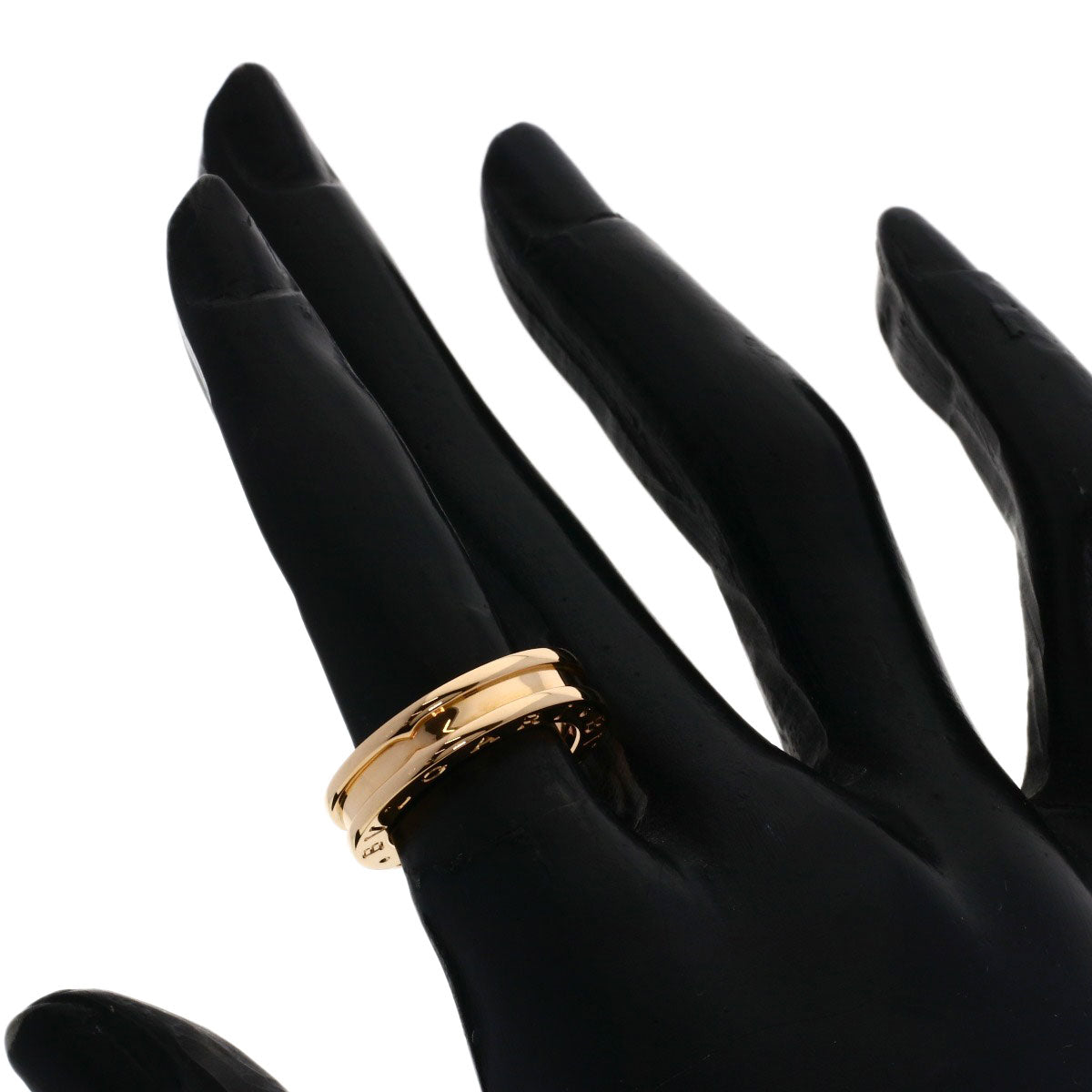 BVLGARI B.zero1 1 band #48 Ring K18 Pink Gold Ladies [Used]