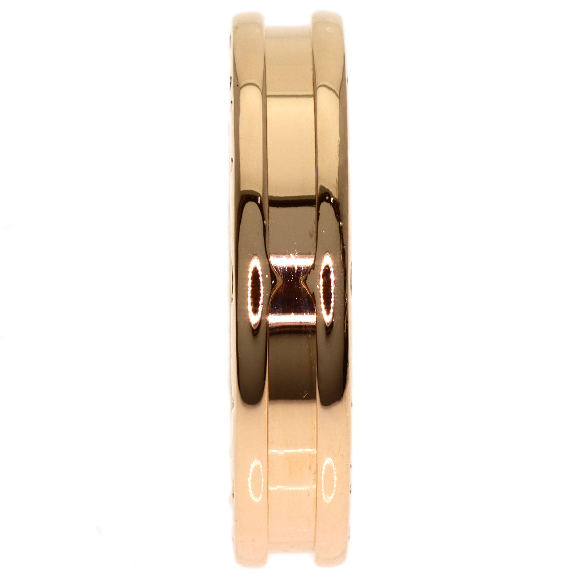 BVLGARI B.zero1 1 Band #57 Ring K18 Pink Gold Ladies [Used]