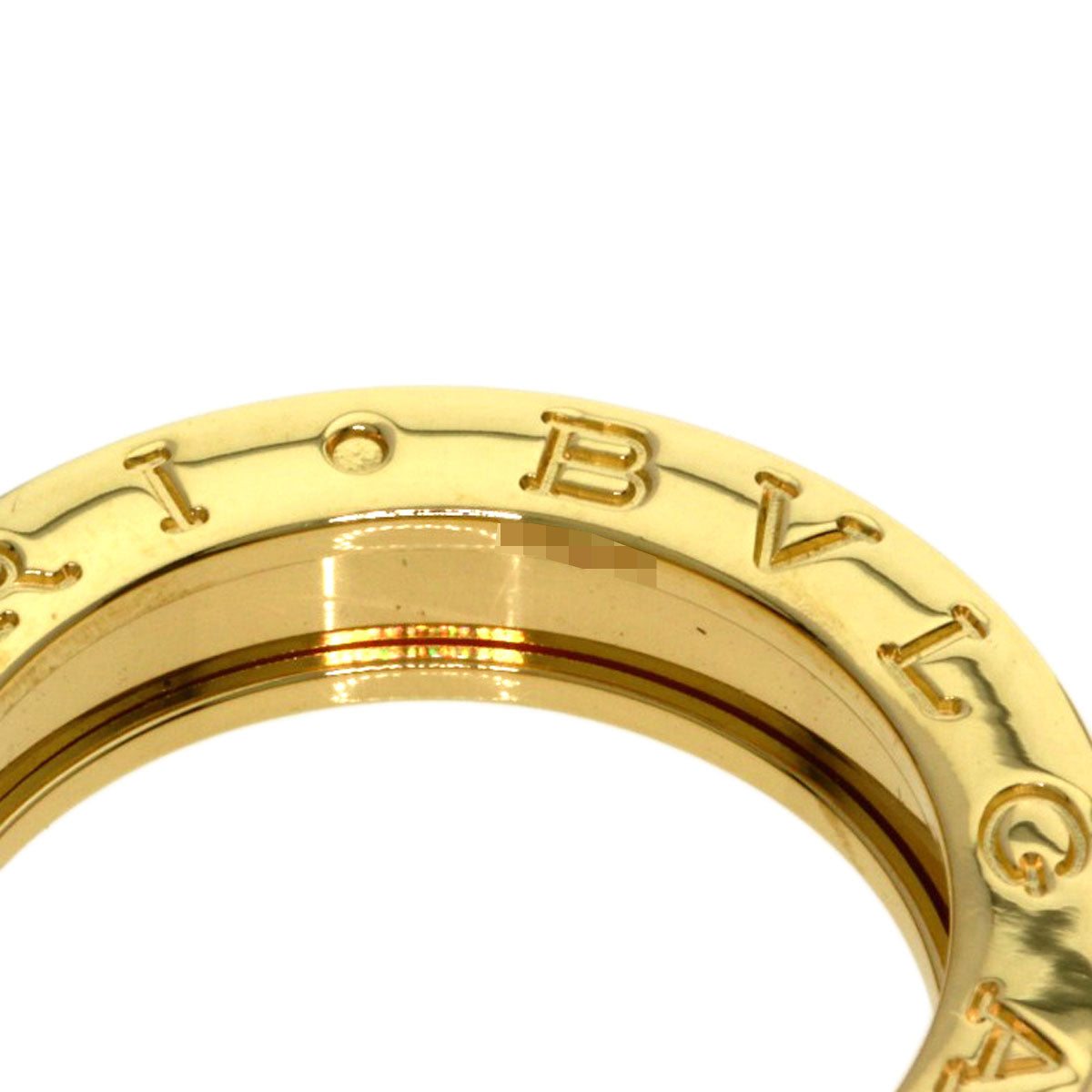 BVLGARI B.zero1 1 band #50 Ring K18 Yellow Gold Ladies [Used]
