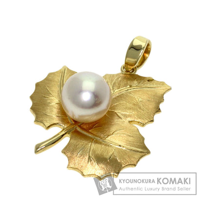 MIKIMOTO Reef Pearl Pearl Pendant top K14 Yellow Gold Ladies [Used]