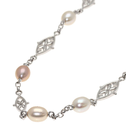 MIKIMOTO PearlPearl 2WAY Necklace K18 White Gold Ladies [Used]