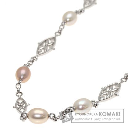 MIKIMOTO PearlPearl 2WAY Necklace K18 White Gold Ladies [Used]