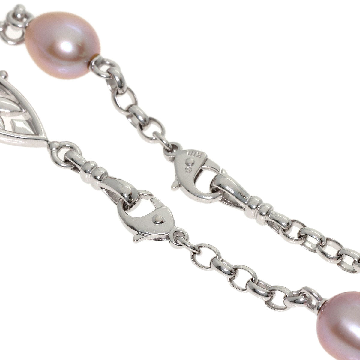 MIKIMOTO PearlPearl 2WAY Necklace K18 White Gold Ladies [Used]