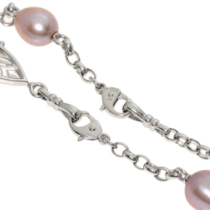 MIKIMOTO PearlPearl 2WAY Necklace K18 White Gold Ladies [Used]