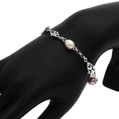 MIKIMOTO PearlPearl 2WAY Necklace K18 White Gold Ladies [Used]