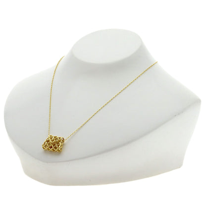 MIKIMOTO Bag motif Pearl Pearl Necklace K18 Yellow Gold Ladies [Used]
