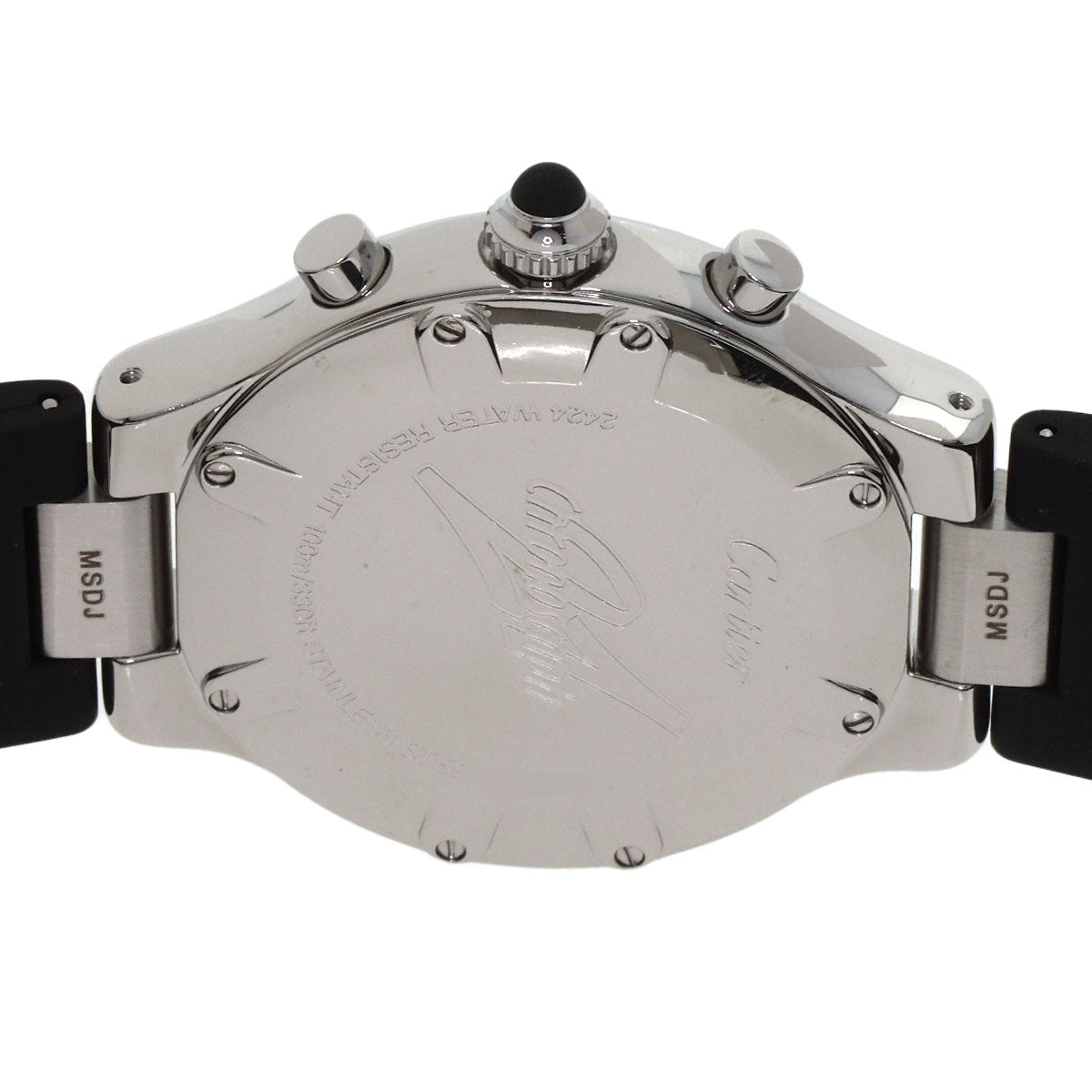 CARTIER Must21 CHRONOSCAPH Watches W10125U2 Stainless Steel/SSxRubber mens