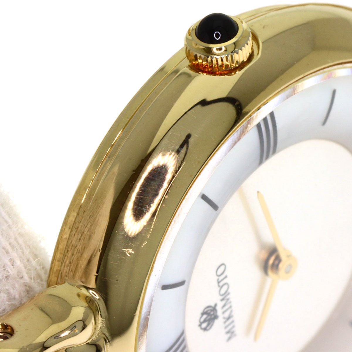 MIKIMOTO Pearl watch Watches 2P20-0530 Gold Plated/GPxPearl Ladies