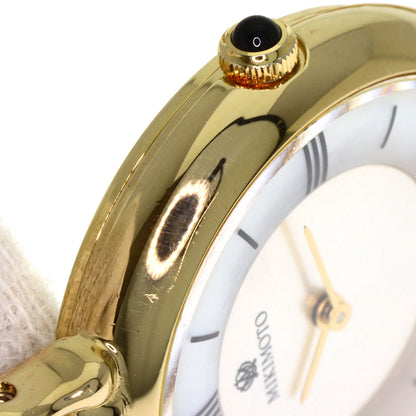 MIKIMOTO Pearl watch Watches 2P20-0530 Gold Plated/GPxPearl Ladies