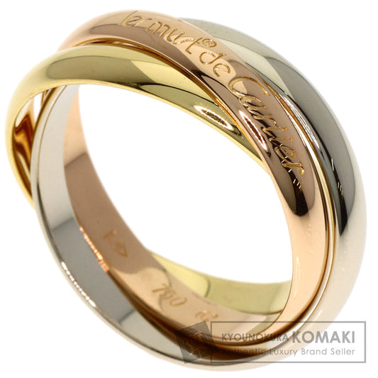 CARTIER Trinity #62 Ring K18 Yellow Gold 18K Pink GoldLadies [Used]