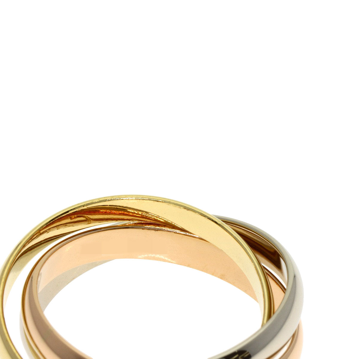 CARTIER Trinity #62 Ring K18 Yellow Gold 18K Pink GoldLadies [Used]