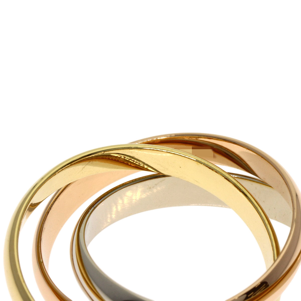 CARTIER Trinity #62 Ring K18 Yellow Gold 18K Pink GoldLadies [Used]