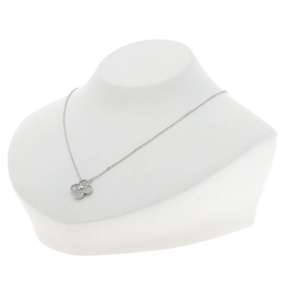 Van Cleef & Arpels Vintage Alhambra Diamond Necklace K18 White Gold Ladies [Used]