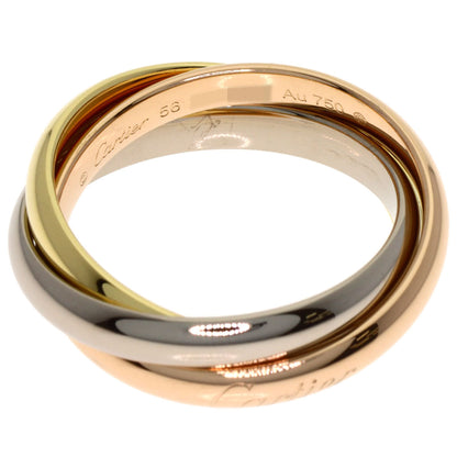 CARTIER Classic #56 current model Ring K18 Yellow Gold 18K Pink GoldLadies [Used]