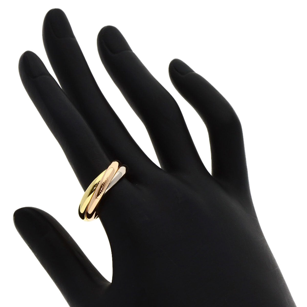CARTIER Classic #56 current model Ring K18 Yellow Gold 18K Pink GoldLadies [Used]