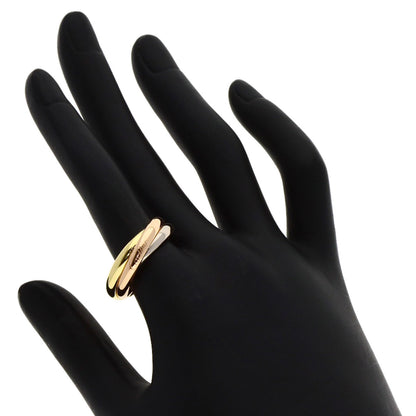 CARTIER Classic #56 current model Ring K18 Yellow Gold 18K Pink GoldLadies [Used]