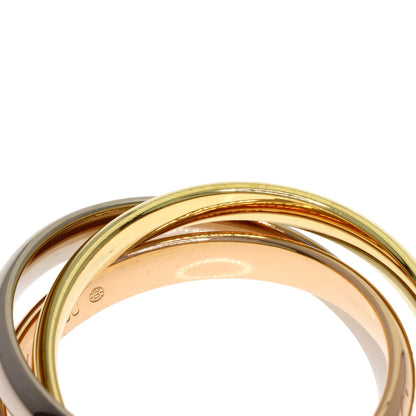 CARTIER Classic #56 current model Ring K18 Yellow Gold 18K Pink GoldLadies [Used]