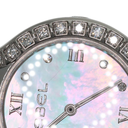 EBEL Beluga Bezel Diamond Watches E9157428 Stainless Steel/Stainless Steel Ladies