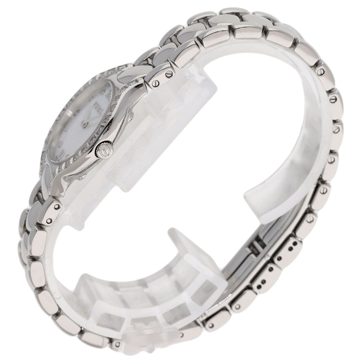 EBEL Beluga Bezel Diamond Watches E9157428 Stainless Steel/Stainless Steel Ladies