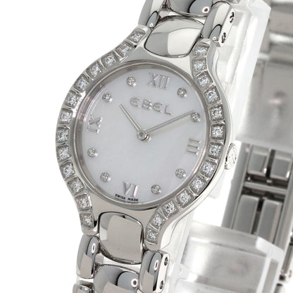 EBEL Beluga Bezel Diamond Watches E9157428 Stainless Steel/Stainless Steel Ladies