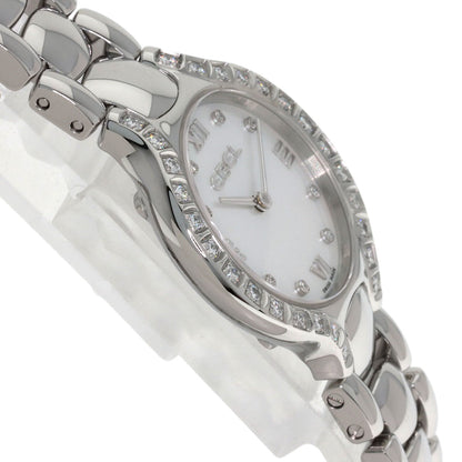 EBEL Beluga Bezel Diamond Watches E9157428 Stainless Steel/Stainless Steel Ladies