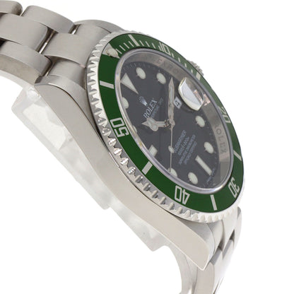ROLEX Submarina Date Green Sub Watches 16610 Stainless Steel/Stainless Steel mens