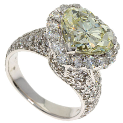 5.009ct Diamond Ring K18 White Gold 14g　Ladies