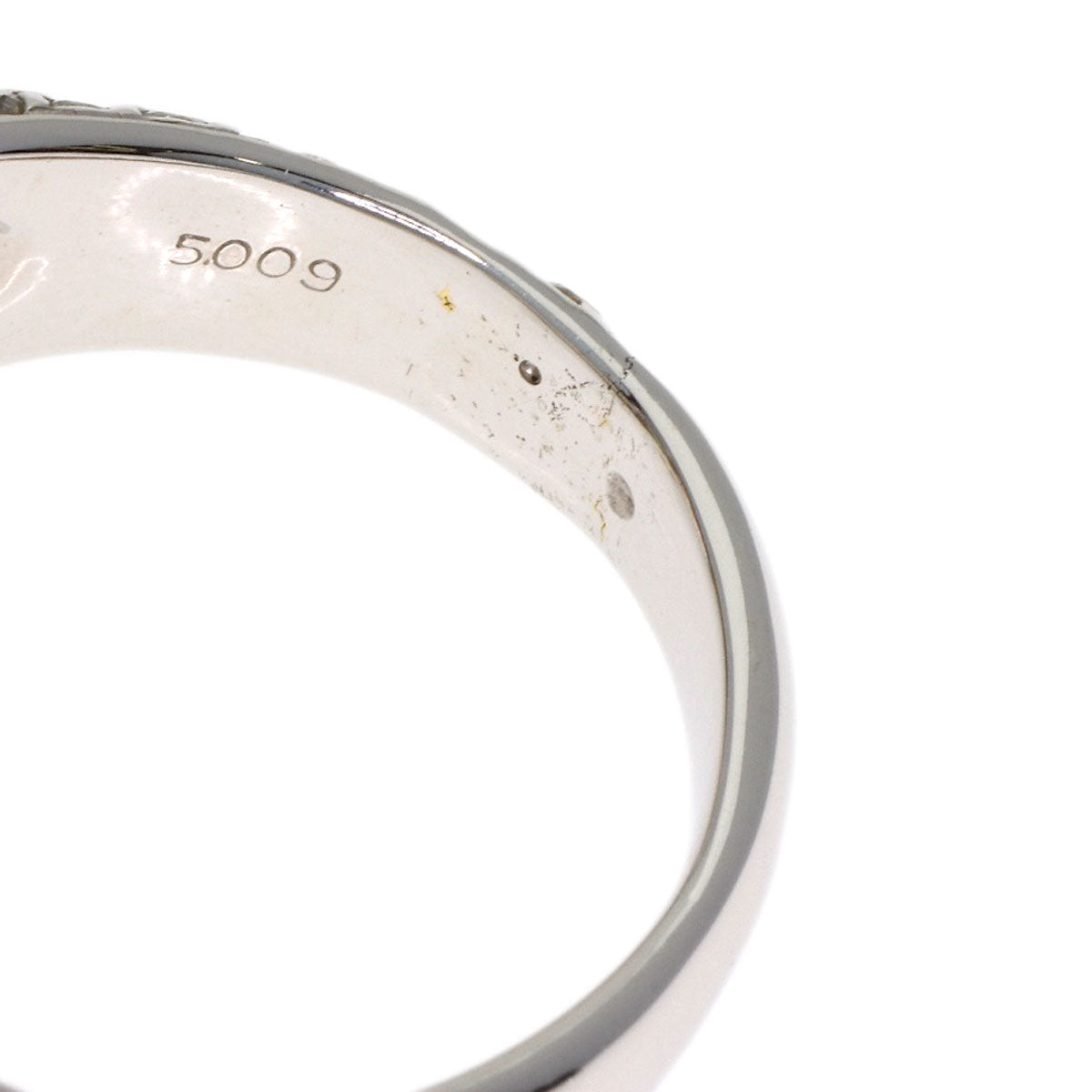 5.009ct Diamond Ring K18 White Gold 14g　Ladies