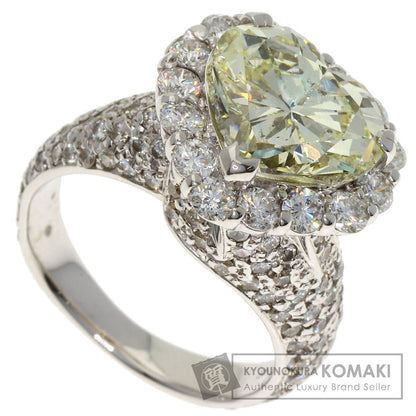 5.009ct Diamond Ring K18 White Gold 14g　Ladies
