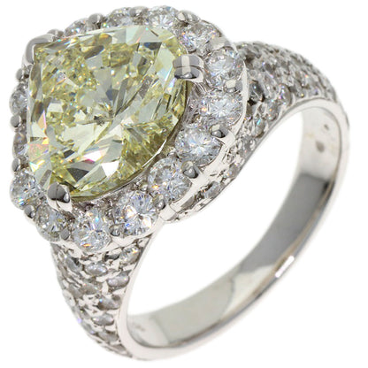 5.009ct Diamond Ring K18 White Gold 14g　Ladies