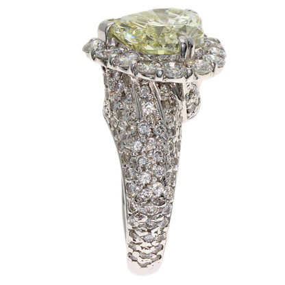 5.009ct Diamond Ring K18 White Gold 14g　Ladies