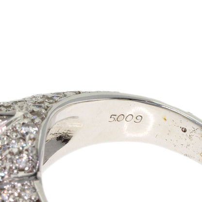 5.009ct Diamond Ring K18 White Gold 14g　Ladies
