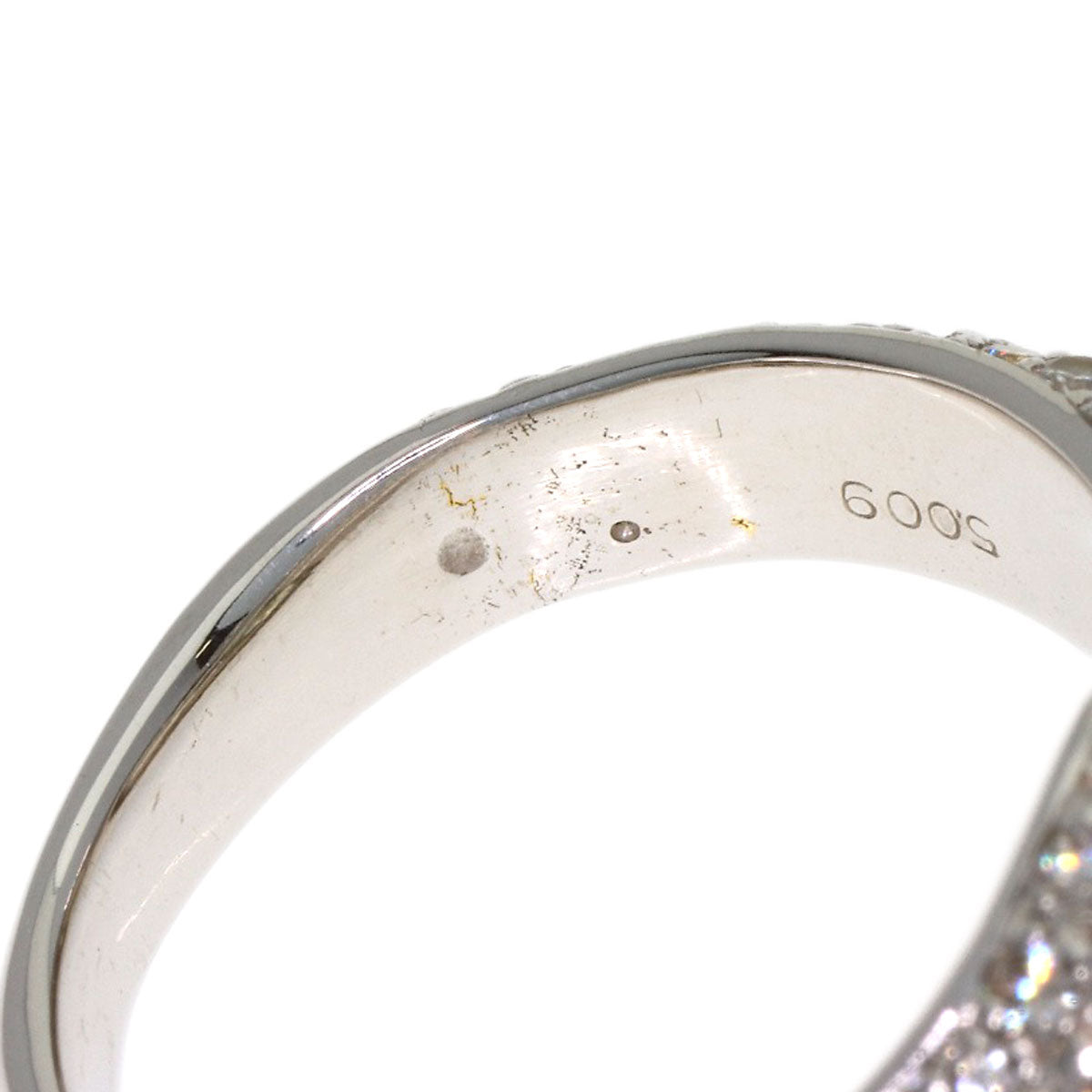 5.009ct Diamond Ring K18 White Gold 14g　Ladies