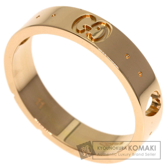 GUCCI Icon # 11 Ring K18 Pink Gold Ladies [Used]